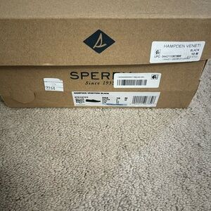 Sperry top sider men’s size10 Hampden Venetian Black